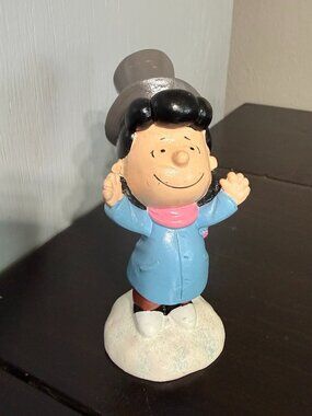 Dept 56 Peanuts Christmas Snow Day Snowman Lucy Replacement Figurine Snoopy